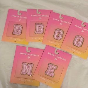 STONEY CLOVER X TARGET LETTER PATCHES 🌈💘💖🌈